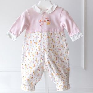 Catimini Long Jumpsuit with Charming Pattern NWOT